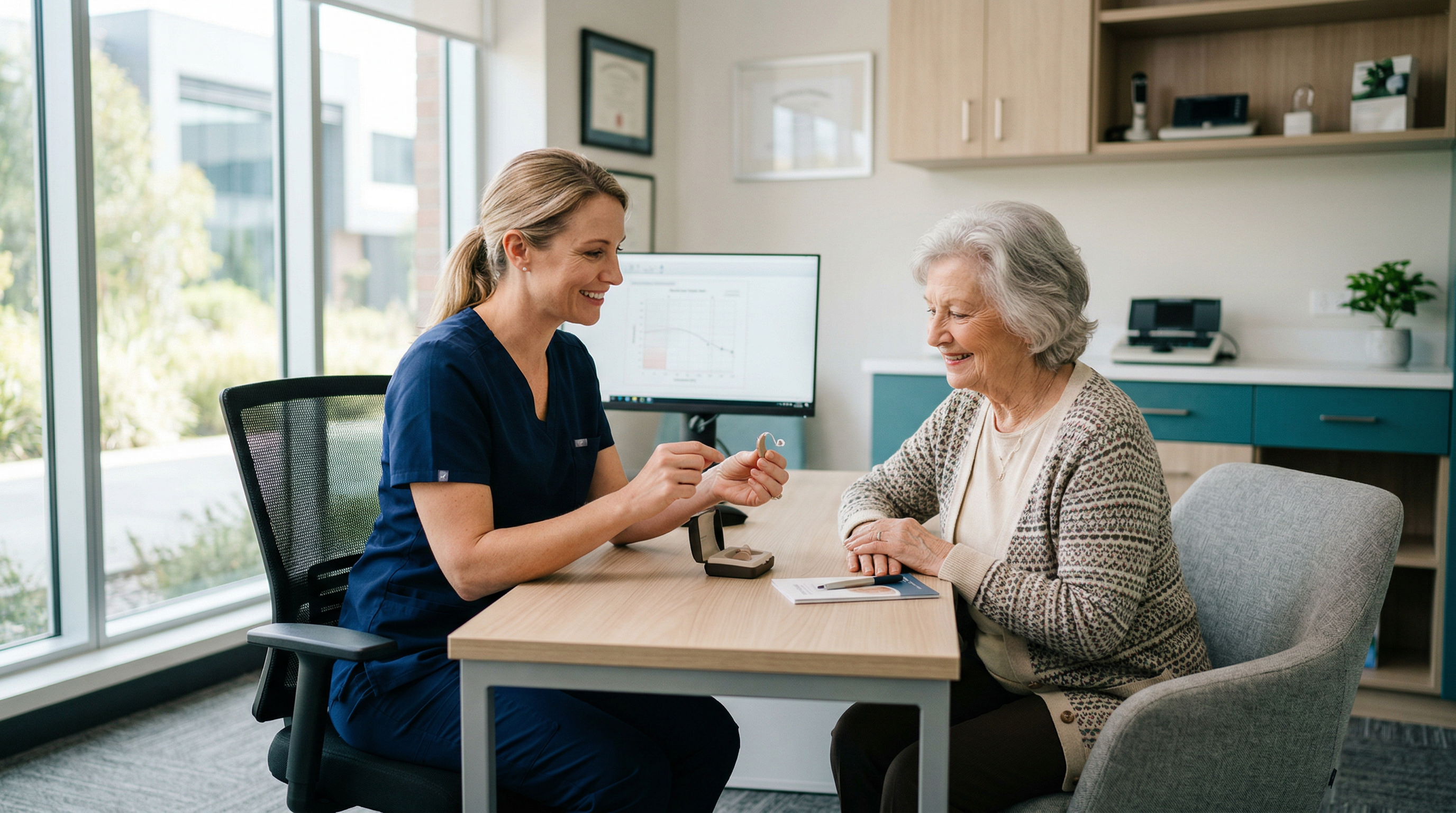 Professional audiology consultation